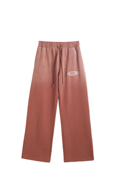 1Deluxe Men's Joggers – 450GSM Heavyweight Cotton Straight Leg, Brown Fade