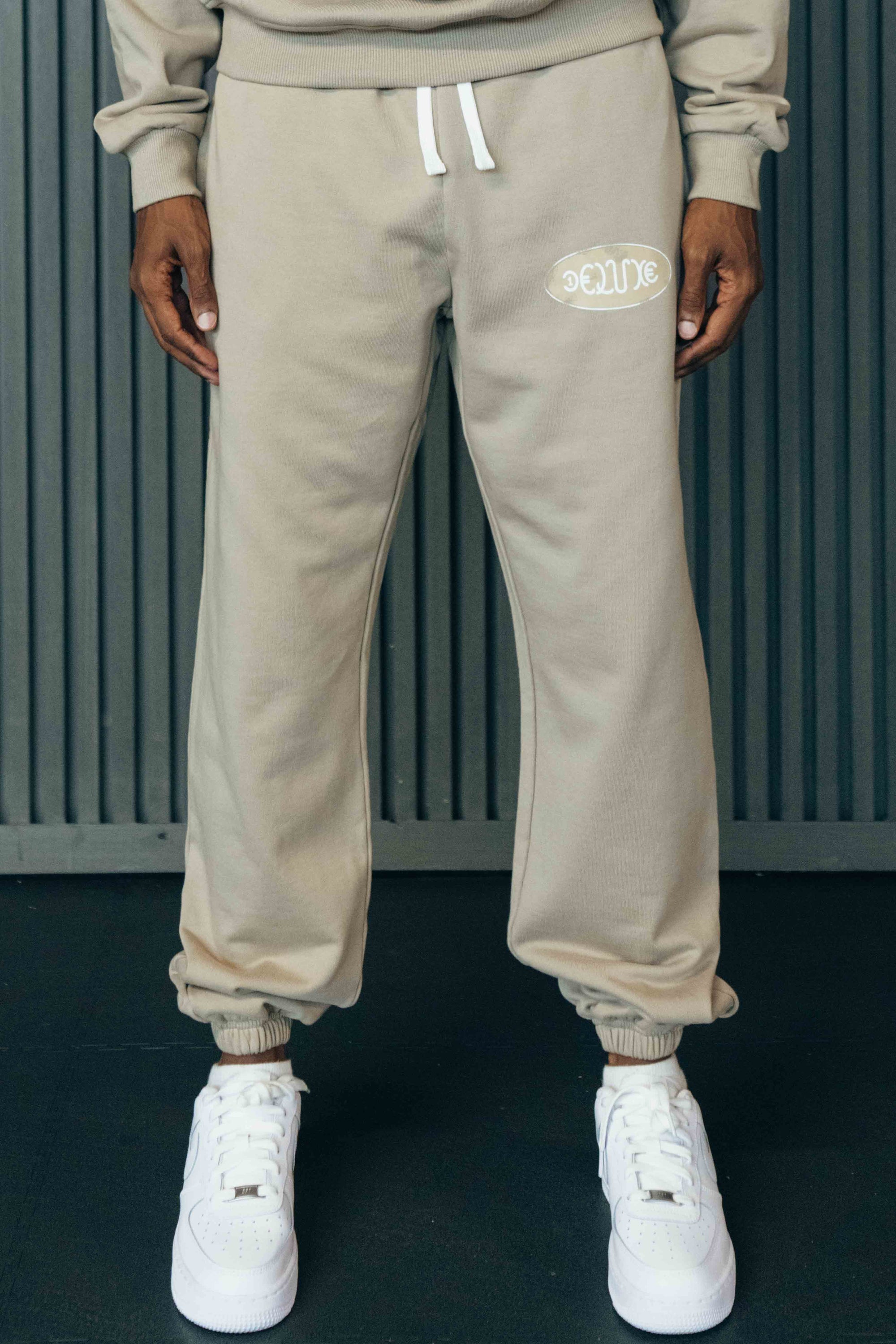 JOGGER BOTTOMS: IVORY