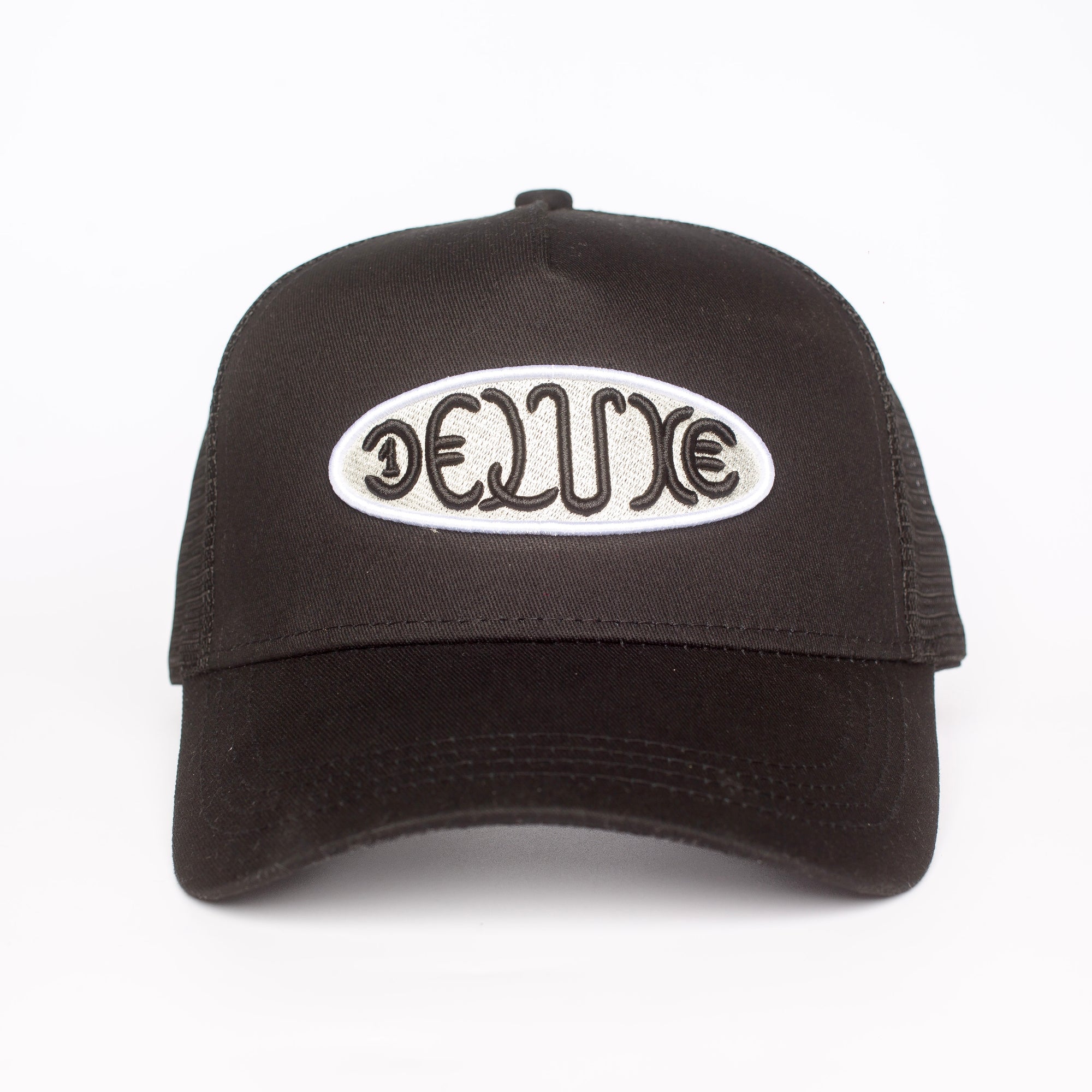 DELUXE SNAP CAP : BLACK/WHITE