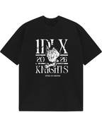 1DELUXE KNIGHTS RAVEN BLACK T-SHIRT
