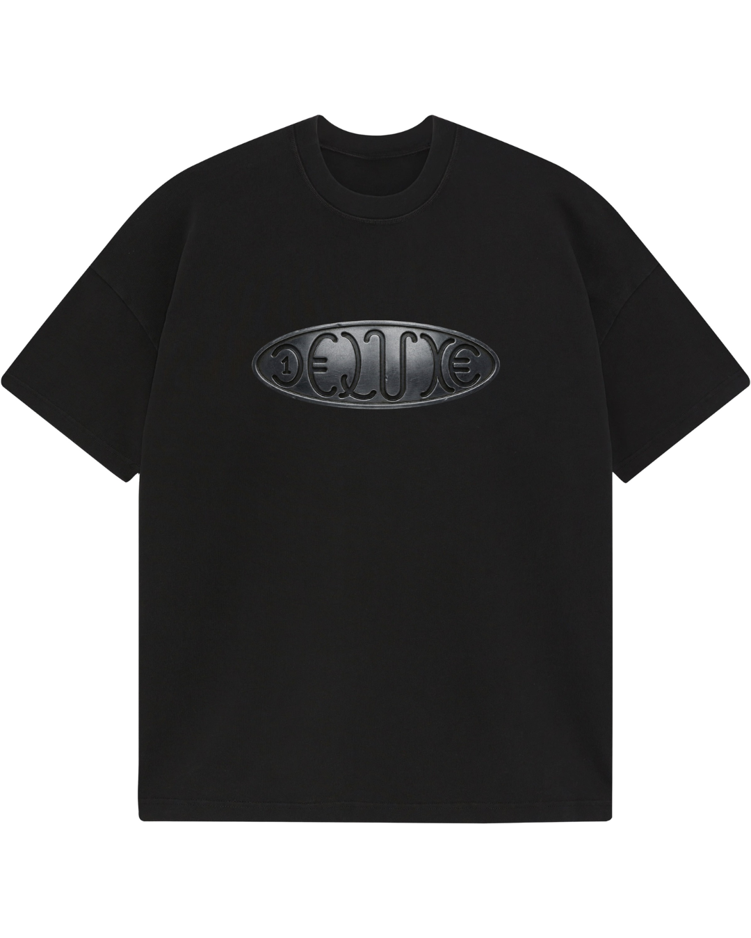 1DELUXE SHIELD BLACK T-SHIRT