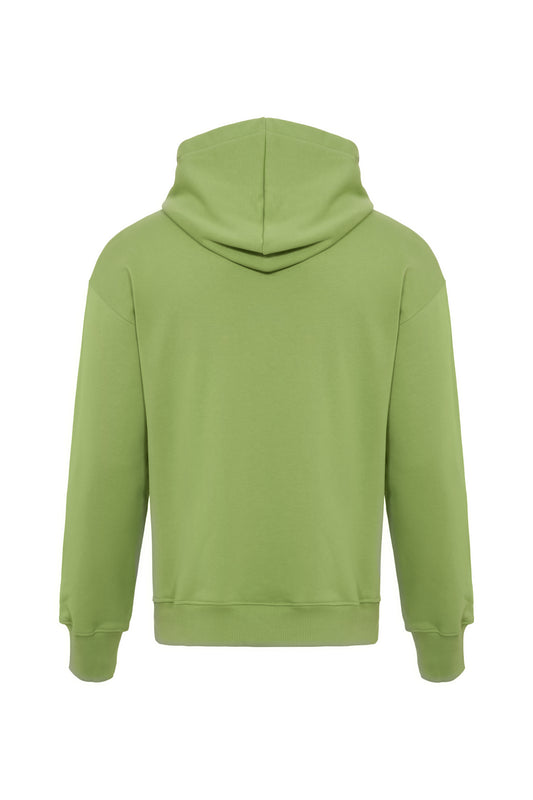 Double Logo Green Hoodie