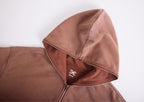 1DELUXE BROWN FADE HOODIE