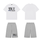 1Deluxe Grey Static Shorts Set