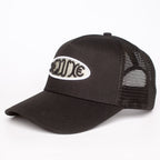 DELUXE SNAP CAP : BLACK/WHITE