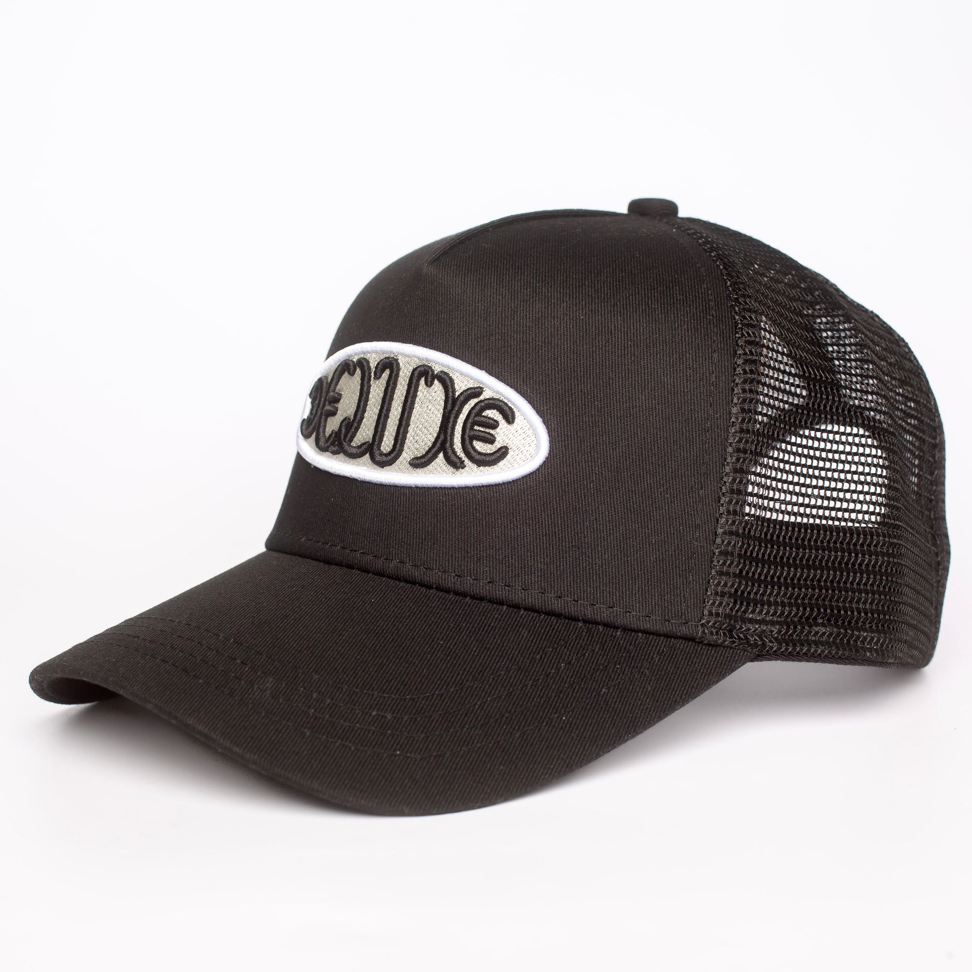 DELUXE SNAP CAP : BLACK/WHITE