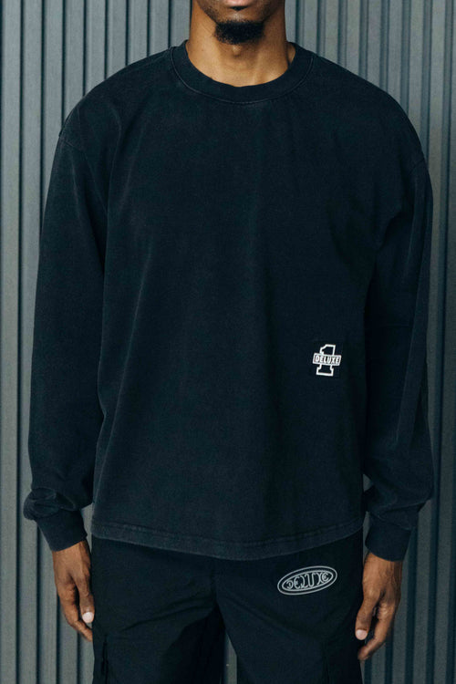 DELUXE LONG SLEEVE TEE : BLACK