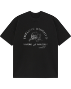 1DELUXE KNIGHTS SKETCH BLACK T-SHIRT