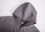 1DELUXE GREY FADE HOODIE