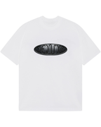 1DELUXE SHIELD WHITE T-SHIRT