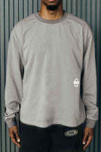 DELUXE LONG SLEEVE TEE : GREY