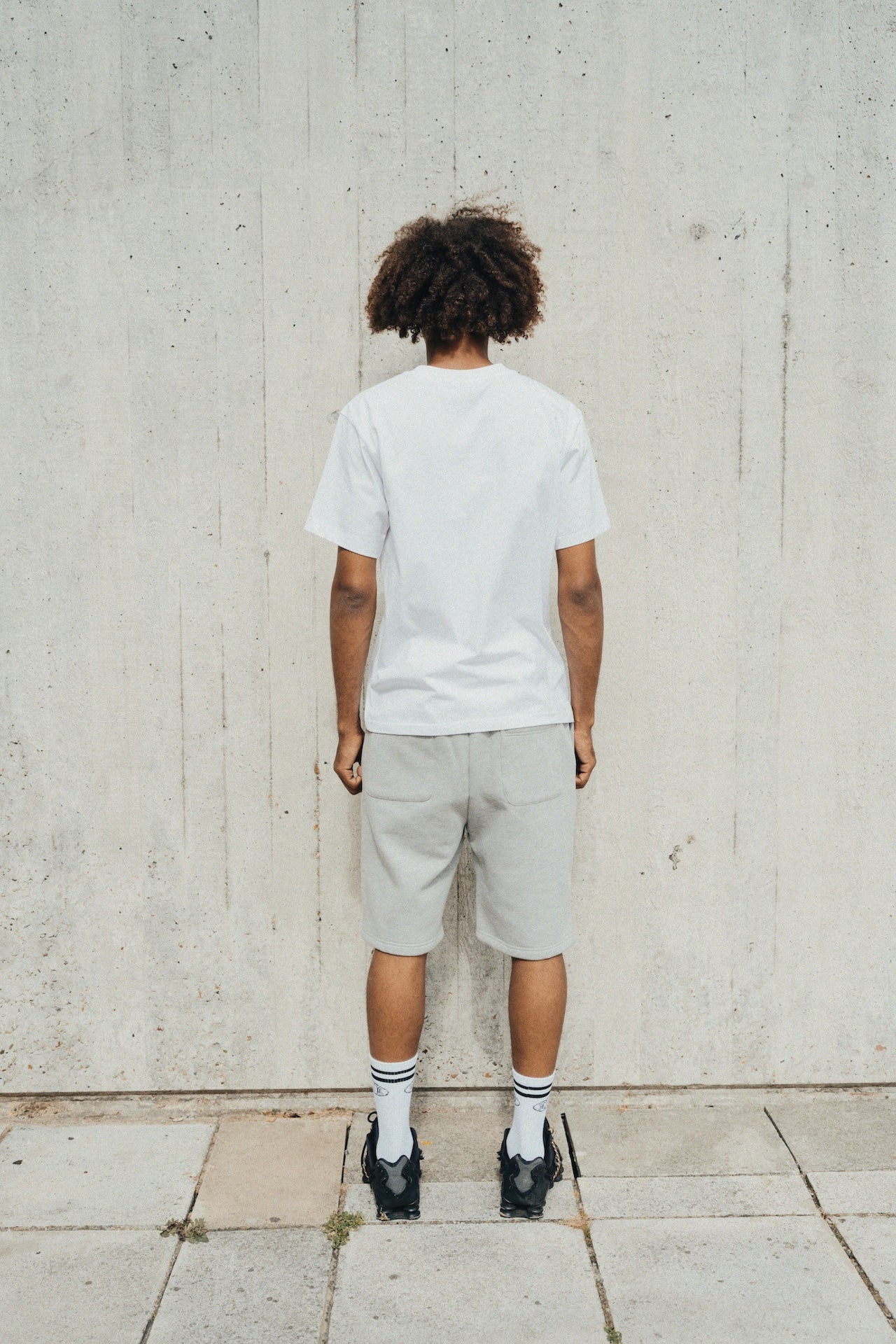 1Deluxe Grey Static Shorts Set