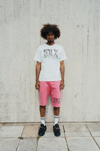 1Deluxe Pink Static Shorts Set