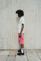 1Deluxe Pink Static Shorts Set