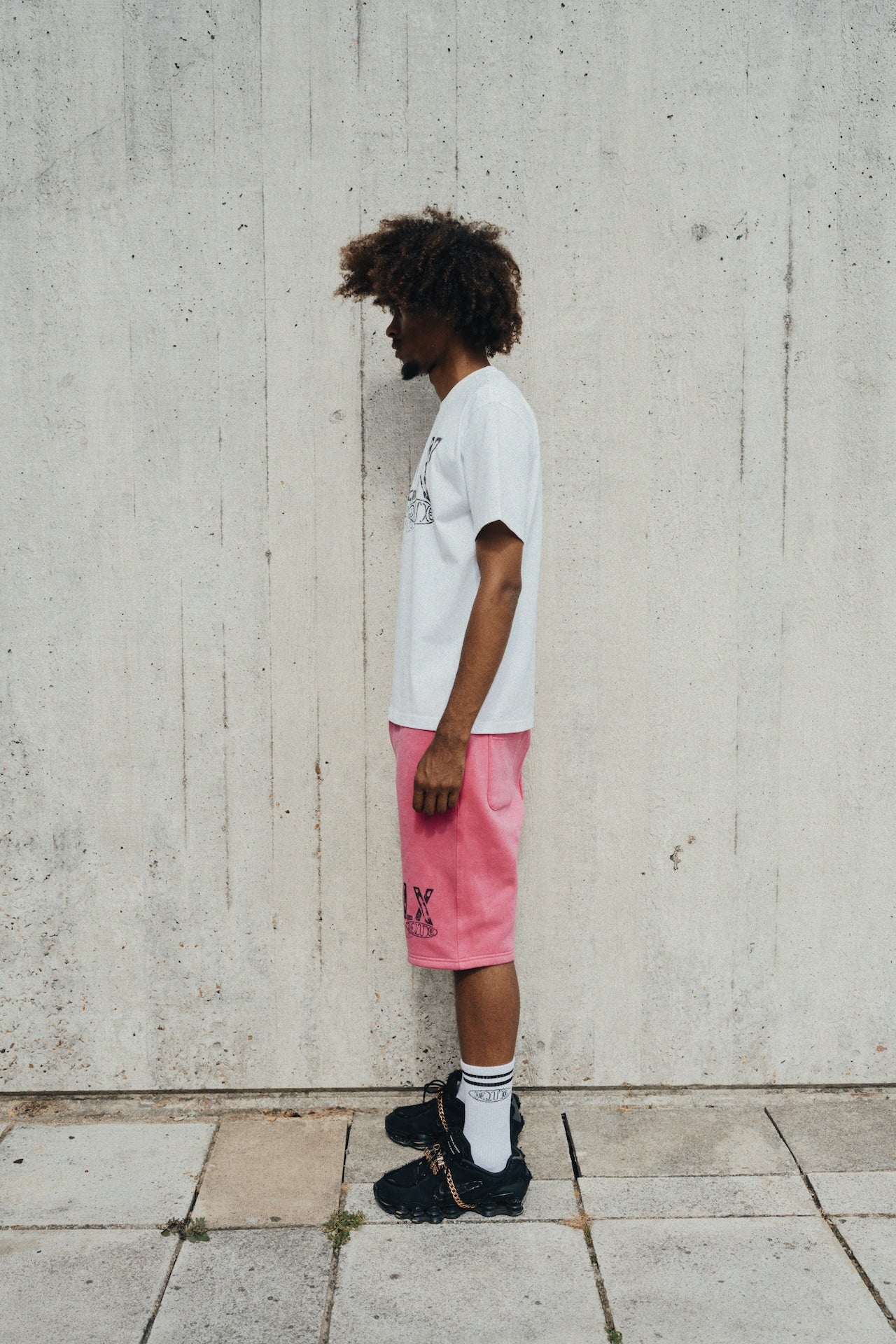 1Deluxe Pink Static Shorts Set