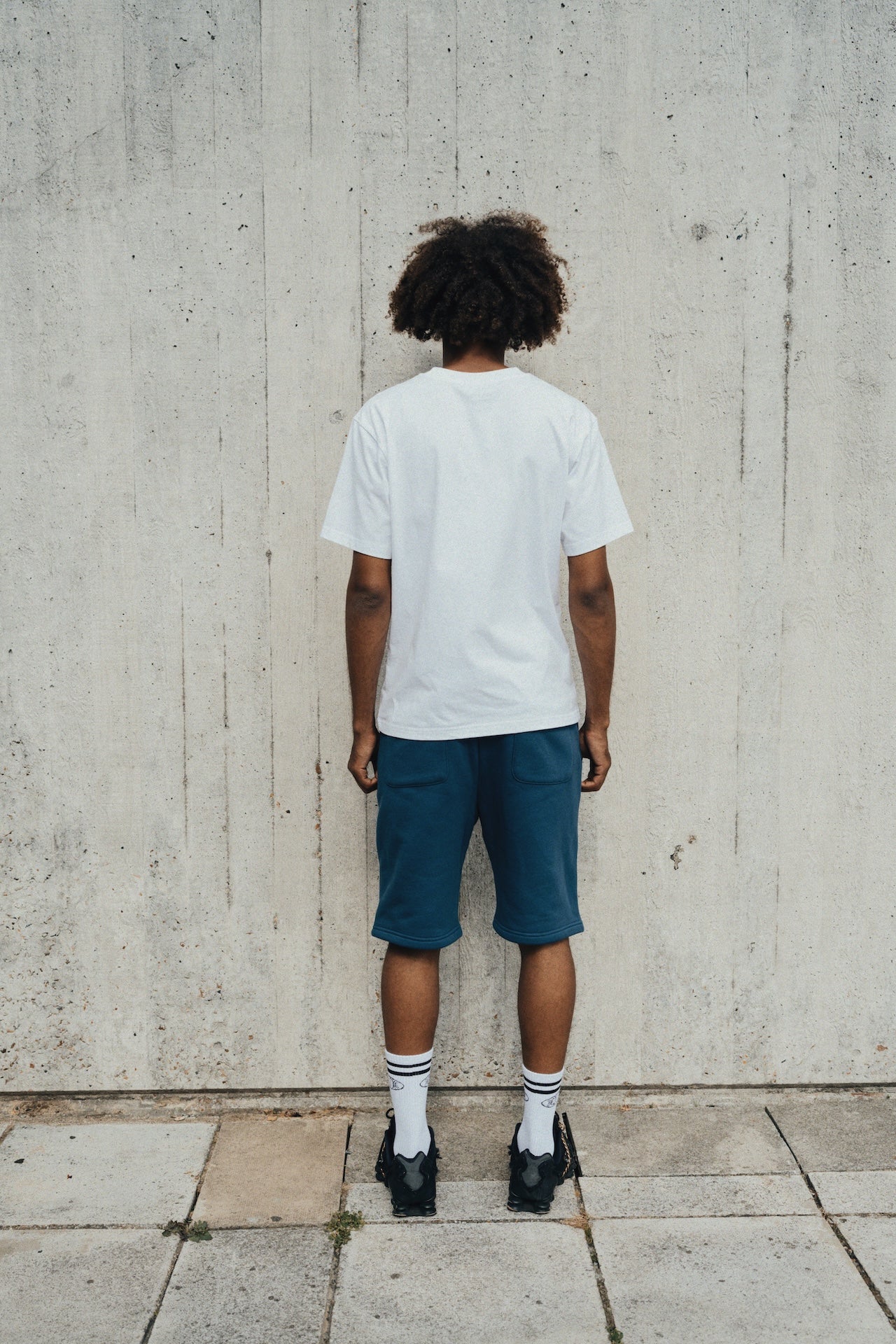 1Deluxe Blue Static Shorts Set