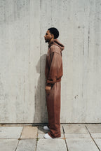 1DELUXE BROWN FADE JOGGERS