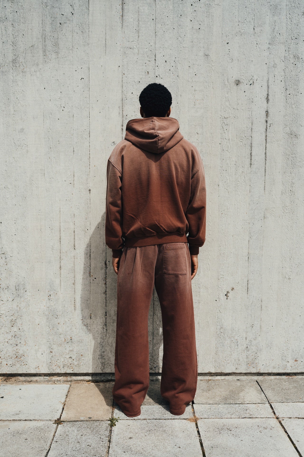 1DELUXE BROWN FADE HOODIE