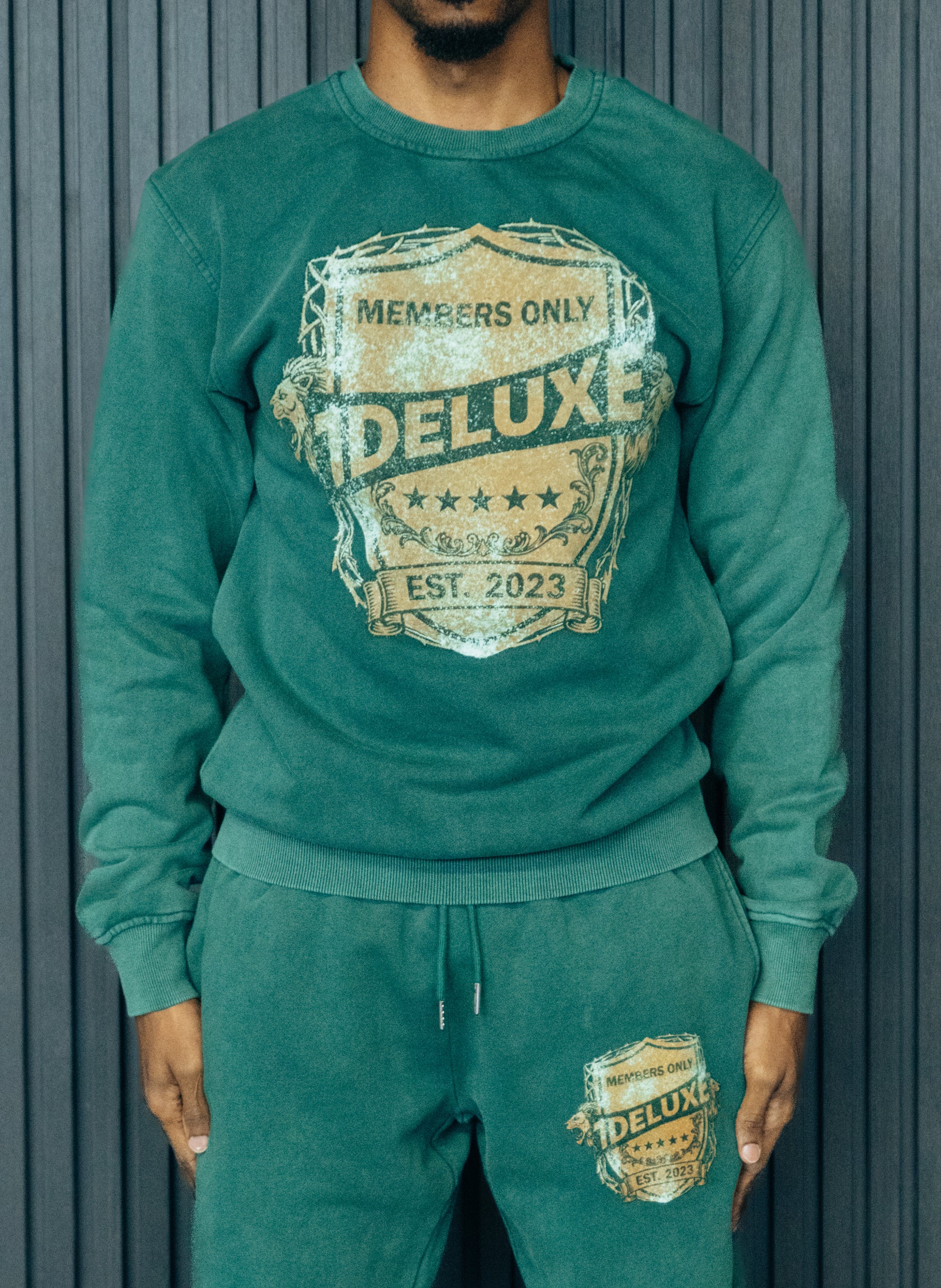 1DELUXE LION CREST SWEATSHIRT