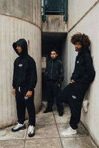 1DELUXE MARQUE TRACK PANTS BLACK