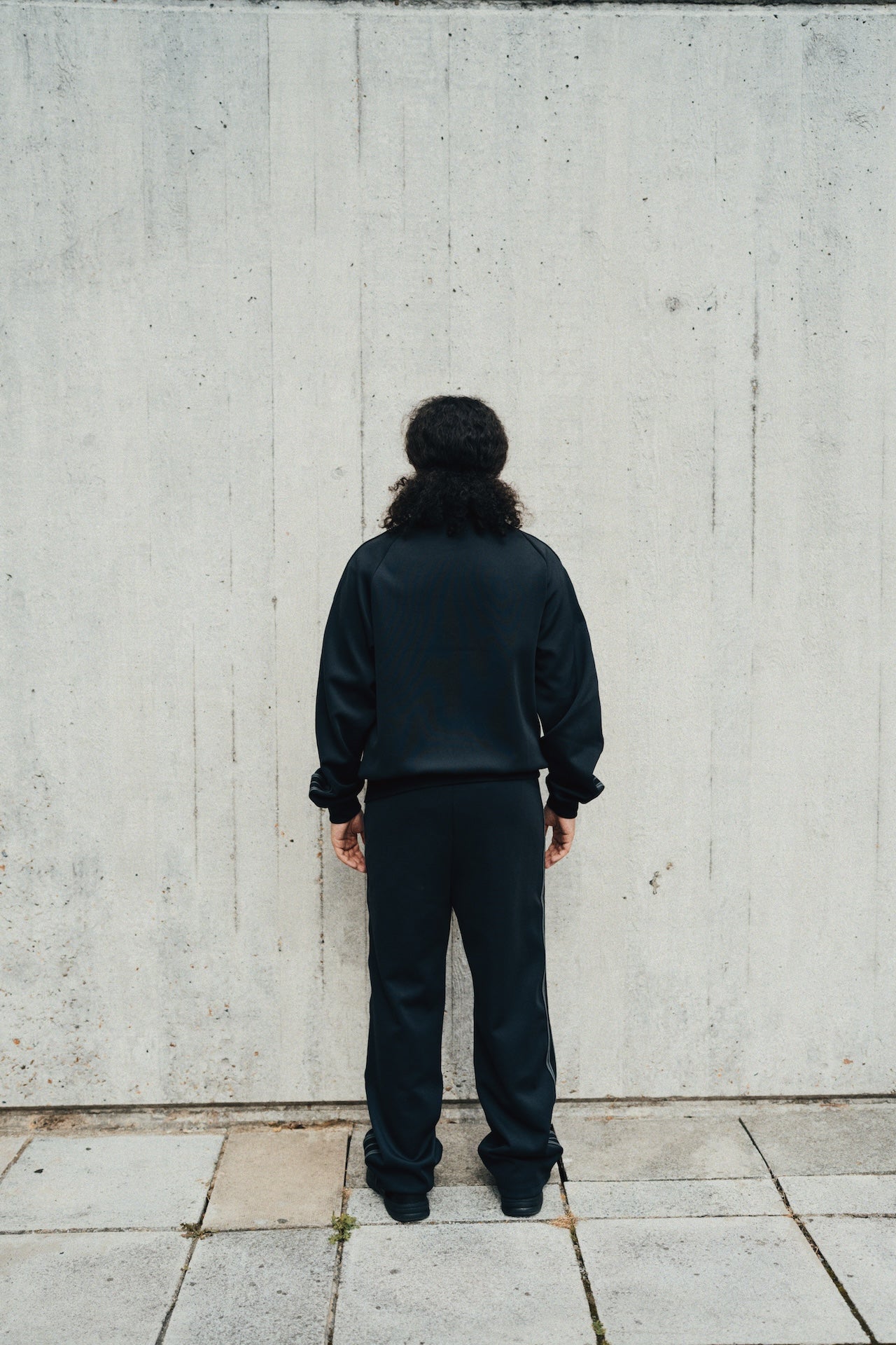 Men's Black Track Pants | Marque Nylon | 1Deluxe