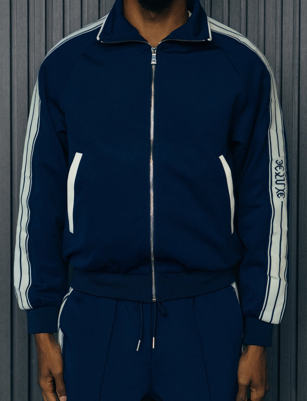 1DELUXE MARQUE TRACK JACKET : BLUE