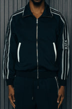 1DELUXE MARQUE TRACK JACKET : BLACK