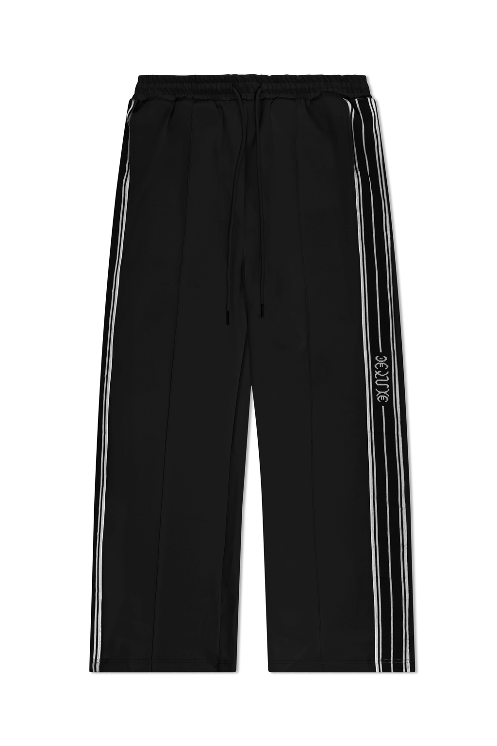 1DELUXE MARQUE JOGGERS MENS : BLACK