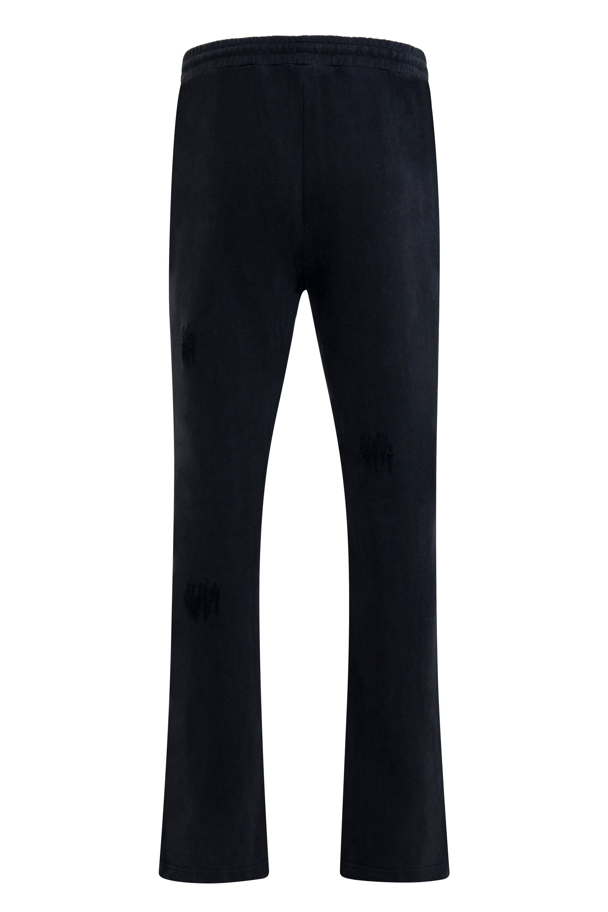 Deluxe Distress Logo Flared Cargo Bottoms