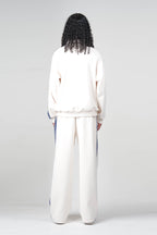 DELUXE MARQUE TRACK JACKET MENS: CREAM