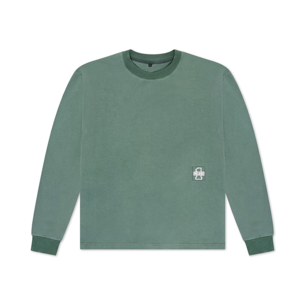 DELUXE LONG SLEEVE TEE : CAMO GREEN