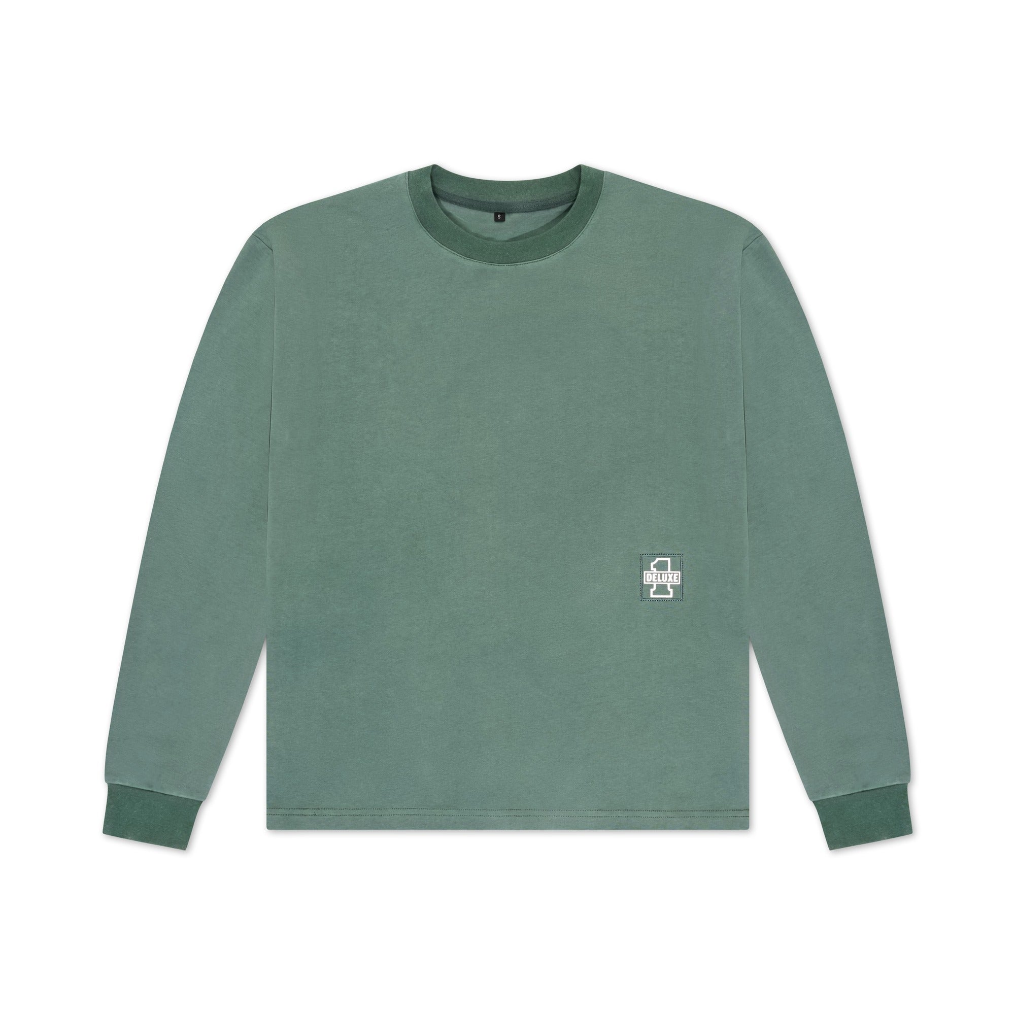 DELUXE LONG SLEEVE TEE : CAMO GREEN