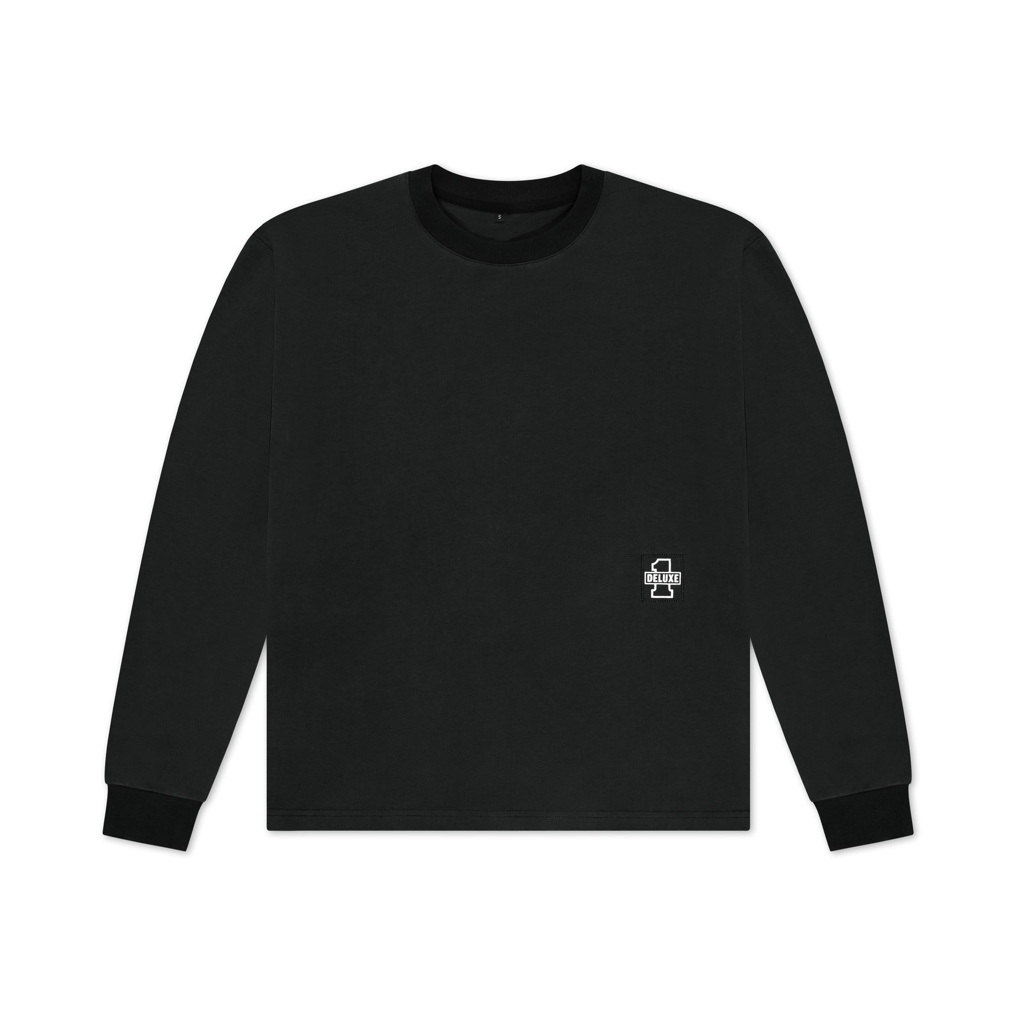 DELUXE LONG SLEEVE TEE : BLACK