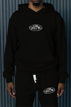 1DELUXE PULLOVER HOODIE: BLACK