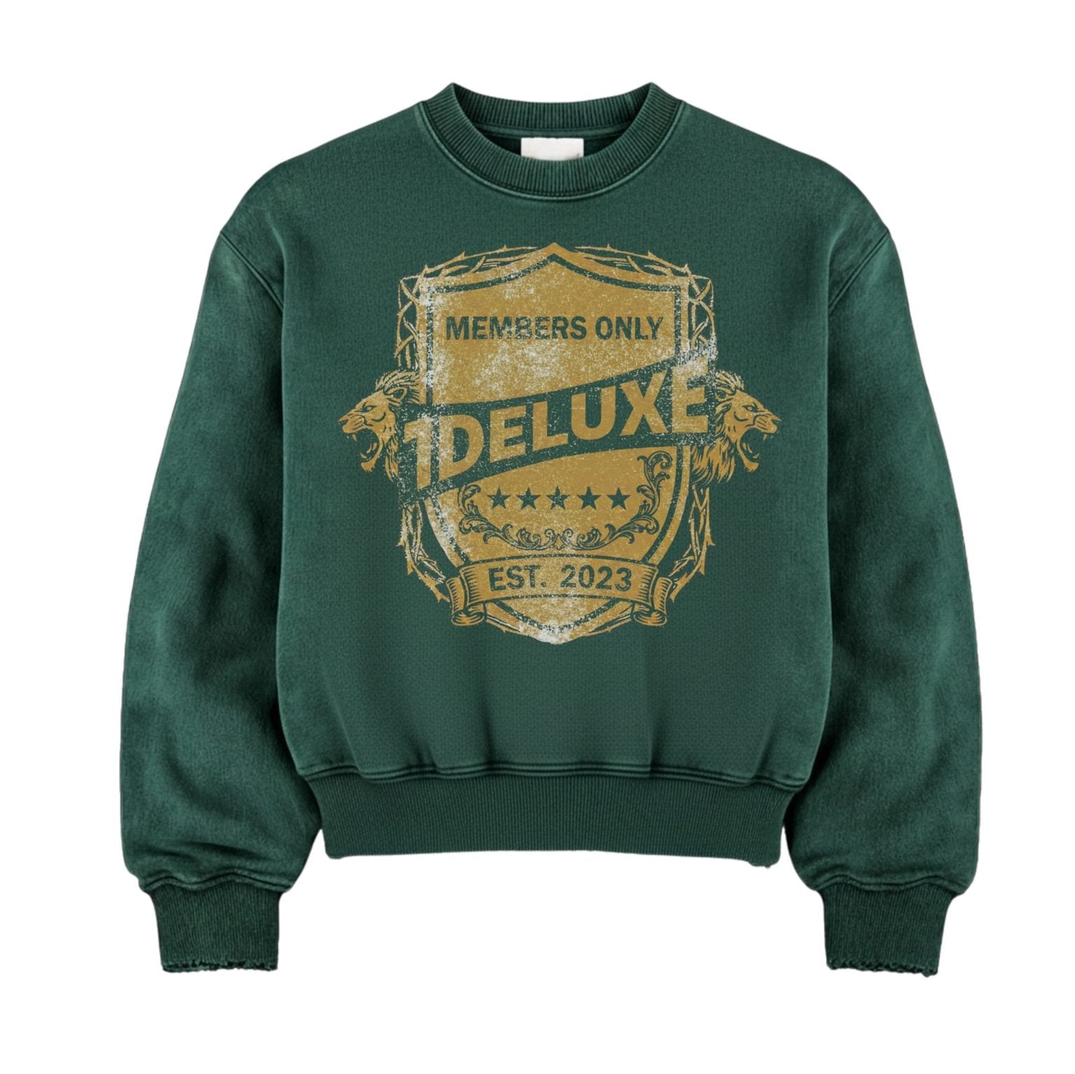1DELUXE LION CREST SWEATSHIRT
