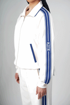 DELUXE MARQUE TRACK JACKET WOMAN : CREAM