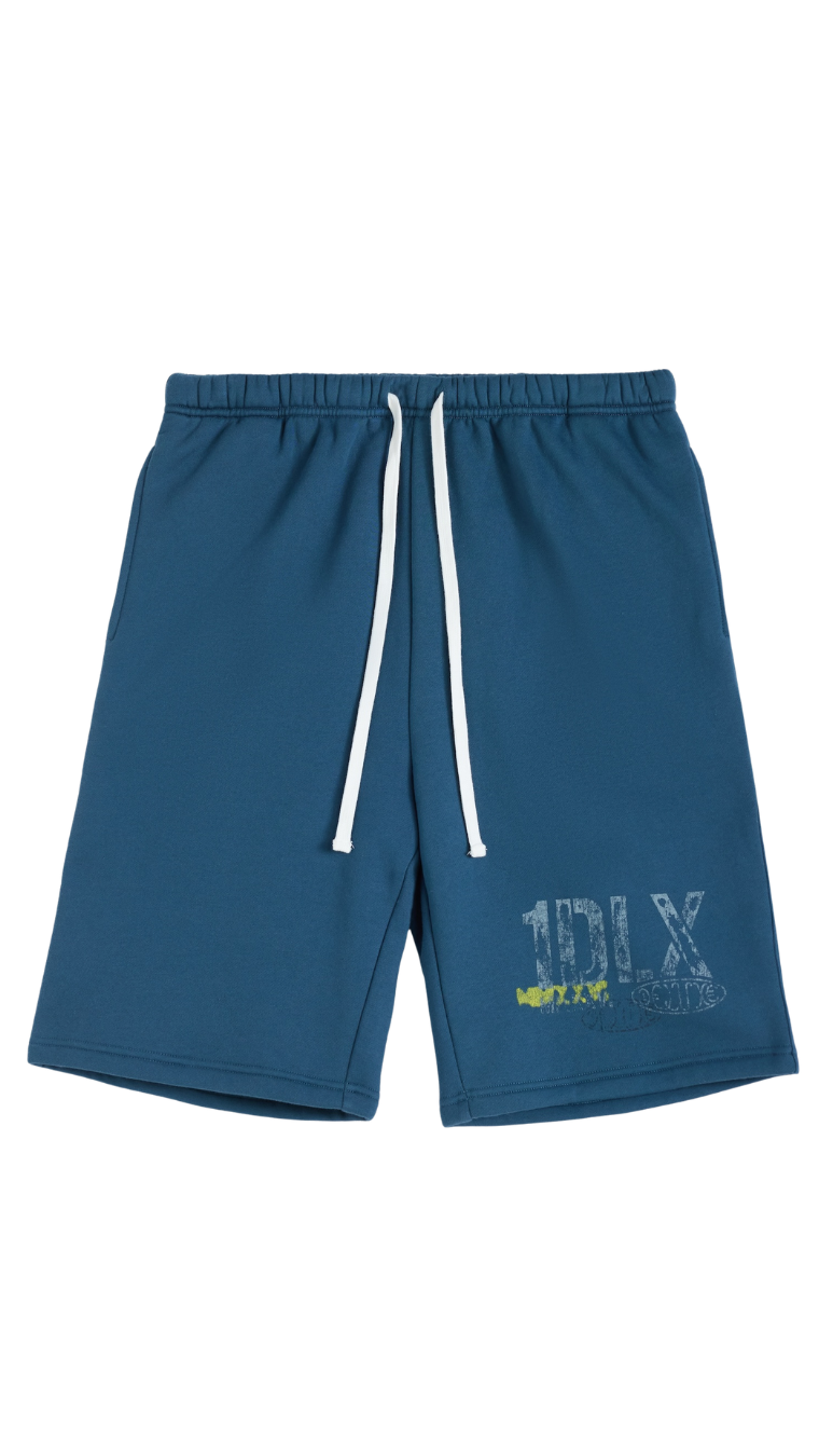 1Deluxe Blue Static Shorts Set