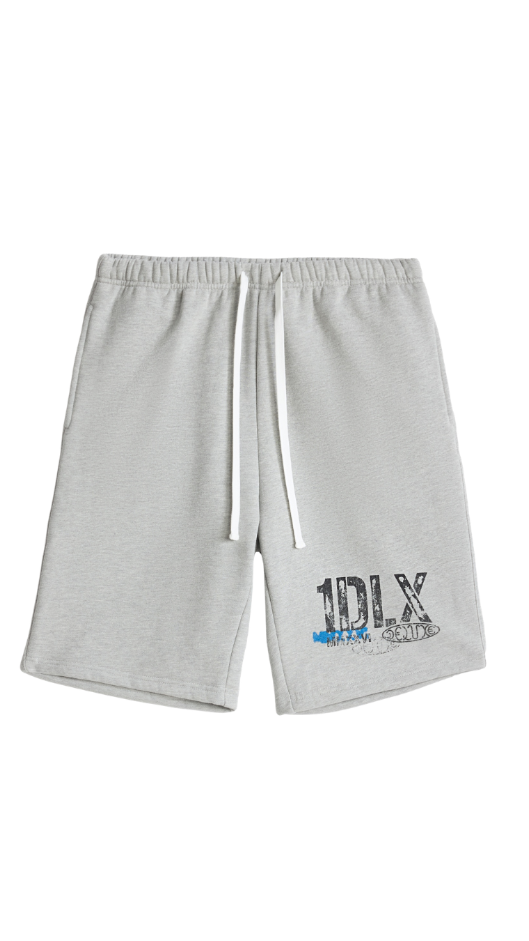 1Deluxe Grey Static Shorts Set