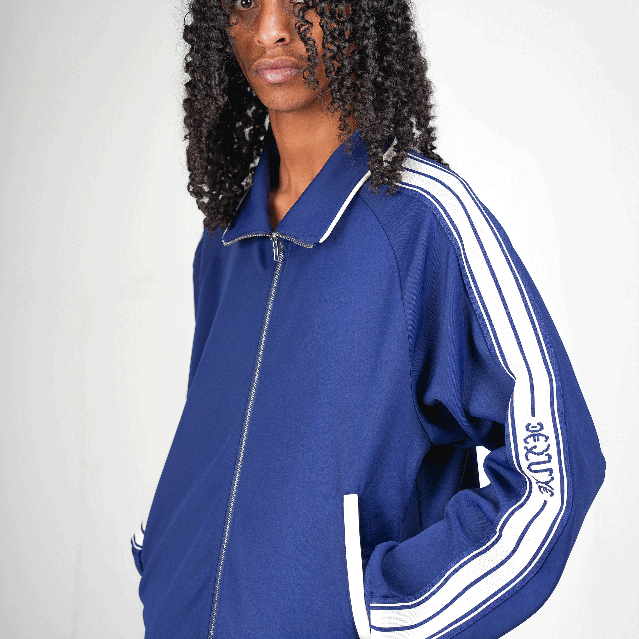 Deluxe Marque Track Jacket : Blue