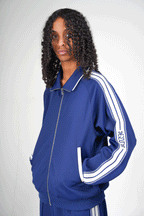 DELUXE MARQUE TRACK JACKET : BLUE